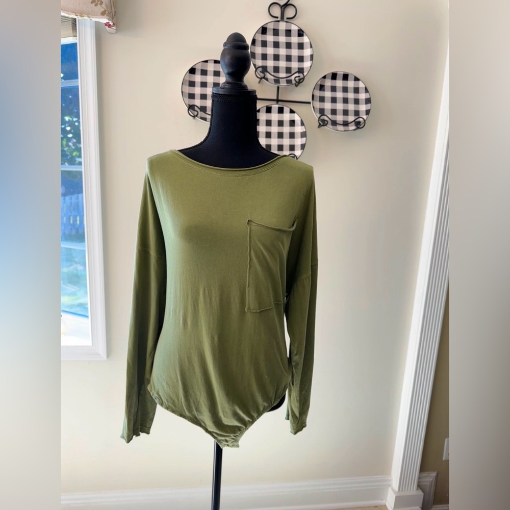 Free People Long Sleeve Bodysuit